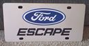 Ford Escape vanity license plate car tag